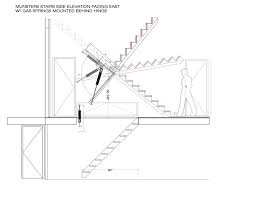 Cellar Stairs With Gas Assist Spring Counter Weight Space Savers Gas Savers