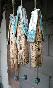 Bezaubernde Winterhauser Windspiele Diy Windspiele Topferarbeiten