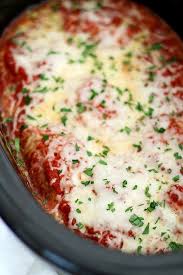 Slow Cooker Chicken Parmesan Girl Versus Dough Recipe Recipes Chicken Parmesan Recipes Cooker Recipes