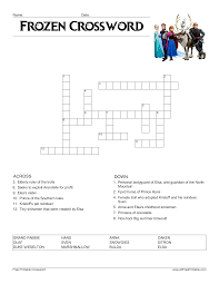 Print this crossword share this crossword place this embed code on your website or blog to share. Looking For A Frozen Crossword Download This Disney Frozen Crossword Template And Play It Directly Crossword Puzzle Crossword Crossword Puzzles