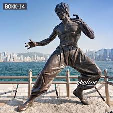 Probably because bruce lee opened his martial arts studio in la. Life Size Bronze Bruce Lee Statue Square Memorial For Sale Bokk 14 You Fine Sculpture