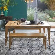 Anderson Solid Wood Dining Bench Caramel Expandable Dining Table Wood Dining Bench Dining Table