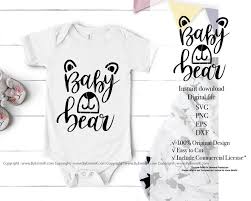 Download Cute Baby Bear Svg For Circuit And Silhouette Cameo Free Etsy Baby Bear Cute Babies Free Etsy