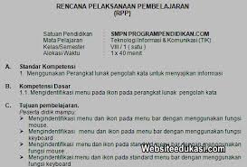 Materi pkn kelas 10 ilmusosialid rpp pkn kelas x k13 semester 2 tahun 20192020 terbaru update. Rpp Tik Kelas 8 Smp Mts Tahun 2019 2020 Websiteedukasi Com