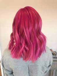 There are many movies out there in which celebrities have dyed their hair dark pink. Subtle Dark To Light Pink Hair By Courtney Casale Pink Hair Dye Light Pink Hair Dark Pink Hair