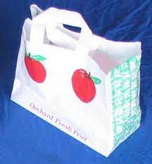 Maybe you would like to learn more about one of these? Item No 534 Peck Plastic Apple Tote Bag 500 Pack 8 X 5 1 2 X 10 Inches Tall Holds About 10 Pounds Of Produce Detail Page