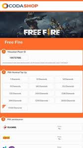 The game also takes up less memory space than other similar games and is much less demanding on your android, so practically. Codashop Free Fire For Android Apk Download