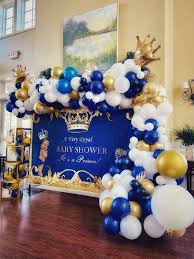 Little Prince Baby Shower Decor Prince Baby Shower Centerpieces Royalty Baby Shower Prince Baby Shower Theme