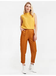 Lc Waikiki Kadin Pantolon Dark Yellow Morhipo 22661651 Pantolon Giyim Kadin