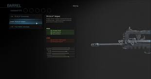 Free to play, battle royale, and more. Warzone Fr 24 4 Sniper Barrel Stats Call Of Duty Modern Warfare Gamewith