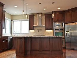 Formal Kitchen Clear Poplar With A Dark Walnut Stain Molner Homes Regarding Staining Cabinets Wood Kitchen Cabinets Stained Kitchen Cabinets