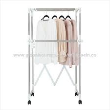 Placing clothes on hangers instead of draping them meant clothing dried without any wrinkling. China Extendable And Foldable Clothes Drying Rack Heavy Duty Clothes Drying Rack Easy To Move And Storage On Global Sources Clothes Dryer Clothes Airer Cloth Drying Rack