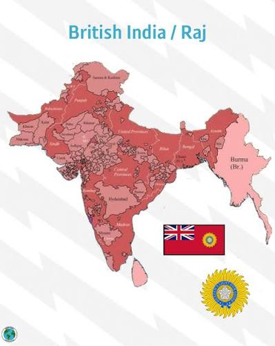 The British Raj (/rɑːdʒ/ RAHJ; from Hindustani rāj, 'reign', 'rule' or 'government') was the colonial rule of the British Crown on the Indian subcontinent, lasting from 1858 to 1947. It is also