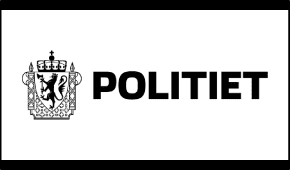 Informasjon fra politiet om grensepassering / information from the norwegian police on border crossing. Logo Politeit Border City Security