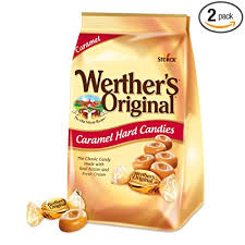 Werther's original are little golden droplets of joy. Amazon Com Werther S Original Caramel Hard Candy 34 Ounce Bags Pack Of 2 Caramel Candy Grocery Gourmet Food