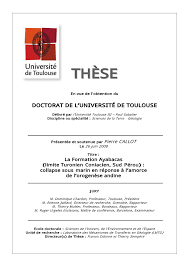 Pdf The Ayabacas Formation Turonian Coniacian Boundary Southern Peru Submarine Collapse Ensued From The Initiation Of The Andean Orogeny