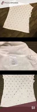 Dress Barn Westport Tee Shirt Dress Barn White T Shirt With Golden Pineapples Condition Nwt Dress Barn Dress Barn Dresses Tee Shirt Dress Tee Shirts