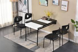 Wall Mounted Convertible Shelf Table In 2020 Shelves Table Small Dining Table