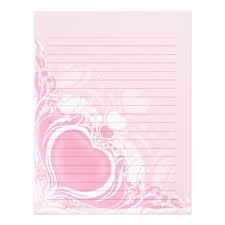 Pretty Light Pink Heart Swirl Wedding Lined Paper Zazzle Com Lined Paper Printable Lined Paper Bullet Journal Accessories