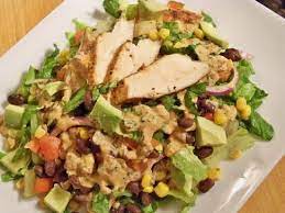 Zone Chicken Taco Salad Recipe Recipe Zone Diet Recipes Zone Recipes Chicken Taco Salad