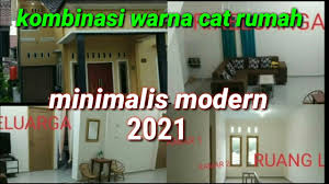 Unsur warna cat baik didalam maupun diluar rumah dapat memberikan suasana menarik pada pengaplikasiannya. Kombinasi Warna Cat Rumah Minimalis Modern 2021 Youtube