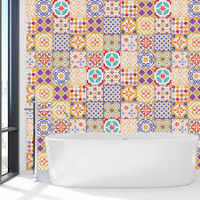 Bathroom flooring can make a big statement, whether it's a large master bathroom or a small powder room. Latitude Vive Moroccan Tiles Wall Sticker Reviews Wayfair Co Uk