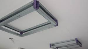 Faux Plafonds Au Dessus D Un Ilot De La Cuisine En Realisation 3eme Caisson Encore A Realiser Ce Weekend Faux Plafond Plafond Eclairage Plafond