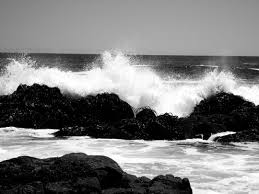 Aesthetic Black And White Ocean Waves Black And White Black And White Waves Black And White Photography