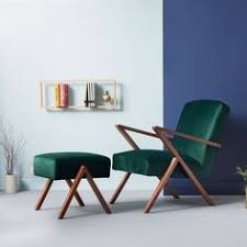 Retrostar Velvet Sessel Dunkelgrun I Sternzeit Design Der Retrostar Loungesessel Des Ehemaligen Physiotherapeuten Green Chair Living Room Interior Home Decor