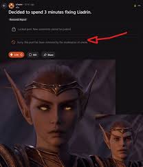 Reddit User gets in trouble for fixing WOW ugly character