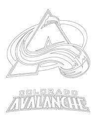 Colorado Avalanche Logo Coloring Page From Nhl Category Select From 24848 Printable Craft Colorado Avalanche Logo Colorado Avalanche Colorado Avalanche Hockey