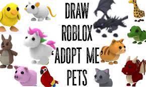 The higher a pet's rarity is, the more tasks you have to complete in order for them to level up to the next growth stage. Draw Roblox Adopt Me Pets Small Online Class For Ages 8 13 Pets Drawing Roblox Pets