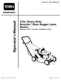 Toro super recycler (sr4) blade. Toro 22187 Operator S Manual Pdf Download Manualslib