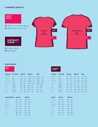 Size Chart District District Threads District Made