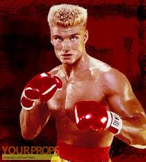Rocky balboa accompanies his friend apollo creed to the ring in a boxing match against a russian boxer named ivan drago. Rocky Iv Original Dolph Lundgren Production Used Ivan Drago Special Effect Silicone Mask Original Movie Prop