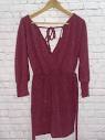 NWT* Mi Ami Women's Long Sleeve Belted Sweater Dress Size M Color ...
