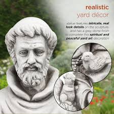 Alpine Corporation 31-in H x 10-in W Multiple Colors/Finishes Garden Statue  QFC102 at Lowes.com