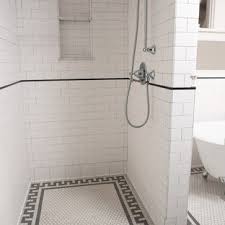 Amazing gallery of interior design and decorating ideas of shower tile border in bathrooms by elite interior designers. Wall Tile Border Houzz