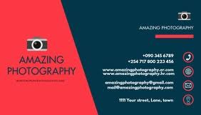 Photography is a field that relies a lot on visual content that you have to showcase over the web, where it becomes even more necessary to have an effective photography business card design in order to attract clients. Photography Business Card Design Template Postermywall