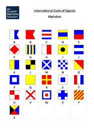 This nautical alphabet personalizes anything with a smooth surface. Scottish Maritime Museum On Twitter The International Code Of Signals Is Used To Message Other Ships Or To People On Shore Each Flag Represents A Letter Of The Alphabet And Can Also
