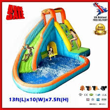 Inflatable Water Slide Commercial Bouncy Castle Pool Kids Fun Play Centre Blower Inflatable Water Slide Water Slides Inflatable Water Park