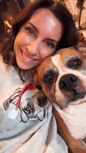 Boxer owners having fun with selfies