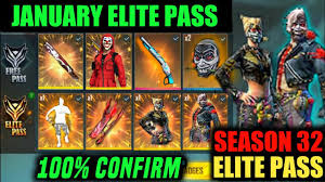 Free fire is the shooting survival game. January Elite Pass Season 32 In Free Fire 2021 Free Fire Season 32 January Elite Pass 2021 Youtube