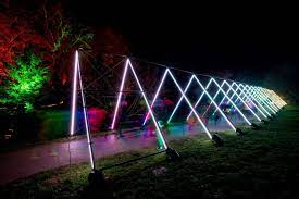 Houston Botanic Garden S Lightscape Trail To Feature Fire Neon Giant Flowers More Hot In Houston Now