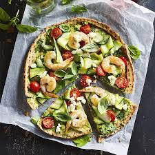 Garlic Prawn Pizza Healthy Recipe Ww Australia Recipe Prawn Pizza Recipes Garlic Prawns