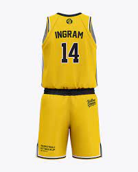 Download Basketball Kit Mockup In Apparel Mockups On Yellow Images Object Mockups