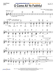 O Come All Ye Faithful By Dan Galbraith Lead Sheet Fake Book Digital Sheet Music