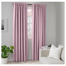Majgull Room Darkening Curtains 1 Pair Light Pink 57x98 Ikea Room Darkening Curtains Cool Curtains Room Darkening