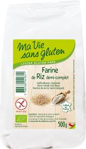 Ma Vie Sans Gluten Farines Farine De Riz Demi Complete 500 G Ma Vie Sans Gluten