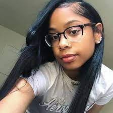 Coco 2200 Cute Girl With Glasses Burgundy Hair Glasses Fashion